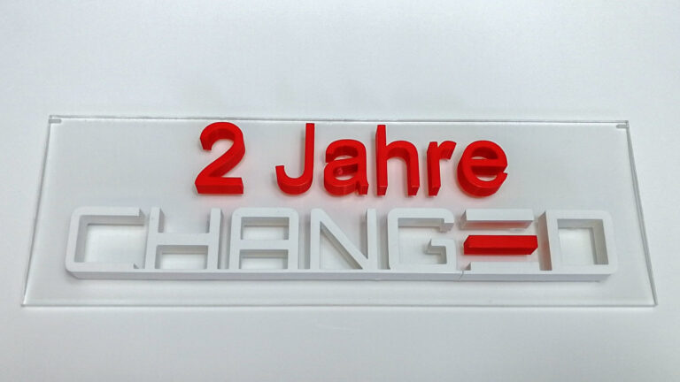 2 Jahre CHANGE3D GmbH