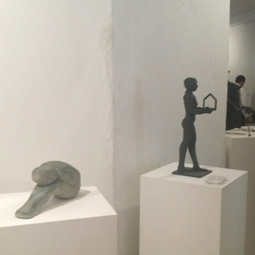 Kunst Skulptur, 3D gedruckt mit metallhaltigem Material